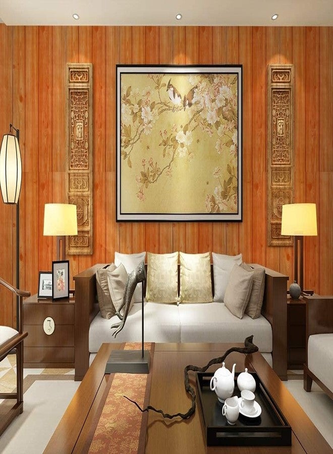 Wollzo ورق جدران ذاتي اللصق بمظهر خشبي من وولزو (متعدد الألوان، 45 × 500 سم) - Image 3